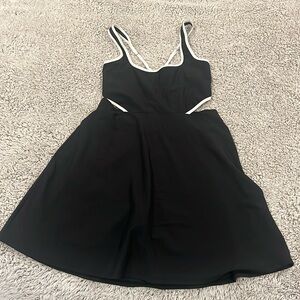 Abercrombie black athletic dress